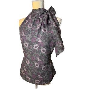 United Colors of Benetton tie neck blouse SIZE XS